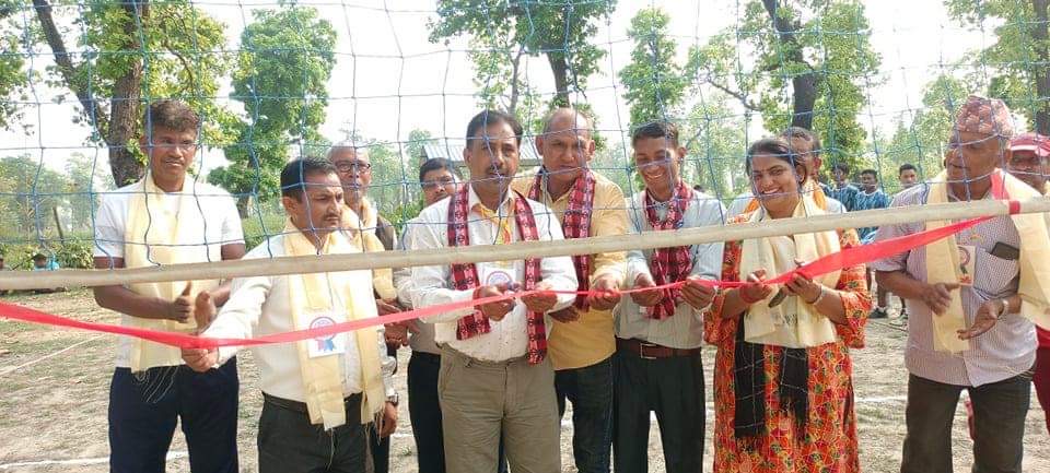 दोस्रो हडाहियामाई गाउँस्तरिय भलिबल प्रतियोगिता शुरु ।