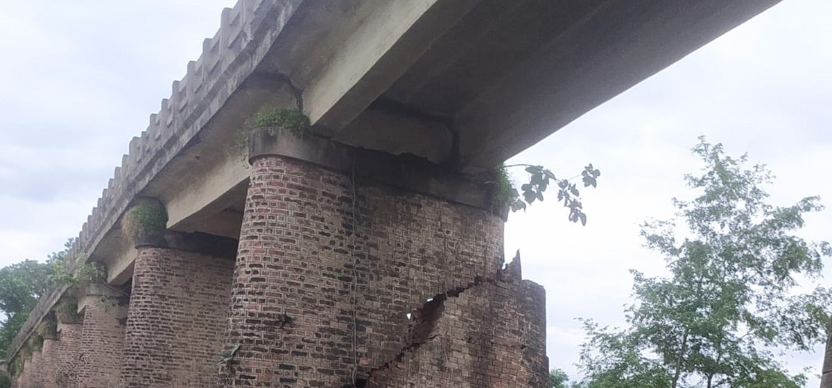 पर्साको तिलाबे नदीमा बेलिब्रिज जडान भएन