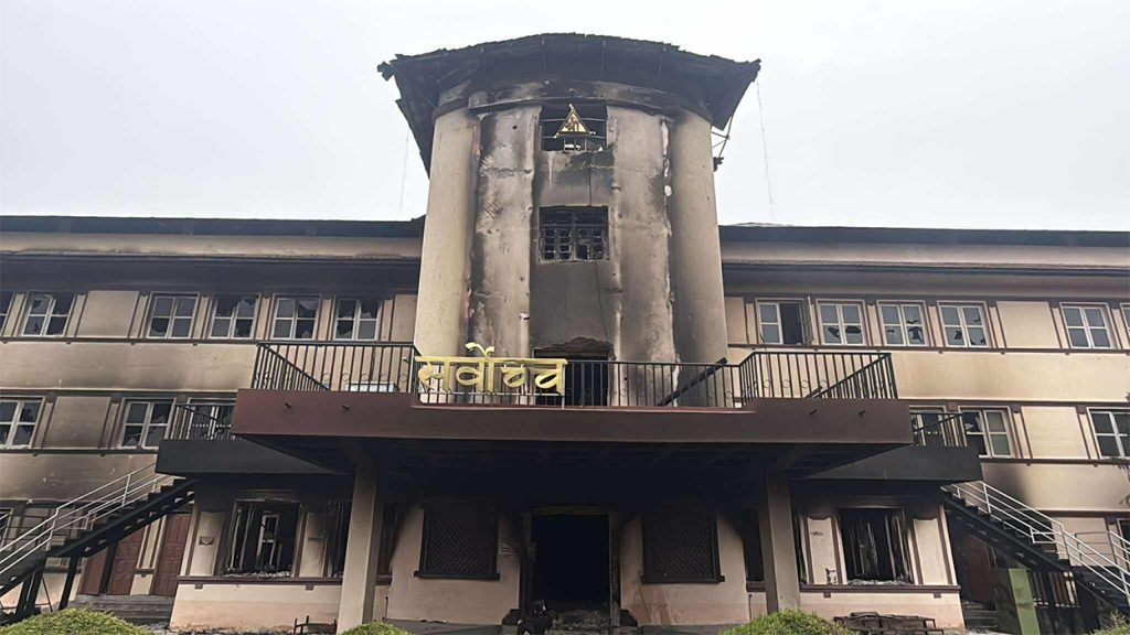 सर्वोच्च अदालतका २५ हजार मुद्दाका मिसिल नष्ट, डाटा सेन्टर पनि ध्वस्त