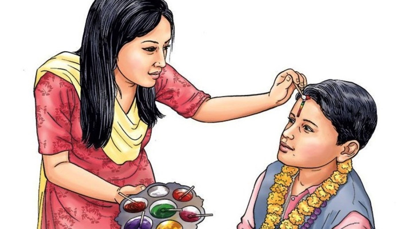 भाइटीका लगाउँदा के गर्ने, कुन दिशामा फर्केर लगाउने ?