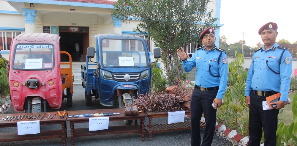 सर्लाहीमा ट्रान्सफर्मर चोरी गर्ने गिरोह पक्राउ