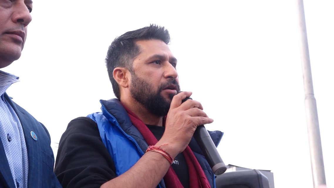 रास्वपाको अभिमुखीकरणलाई सभापति लामिछानेले सम्बोधन गर्दै