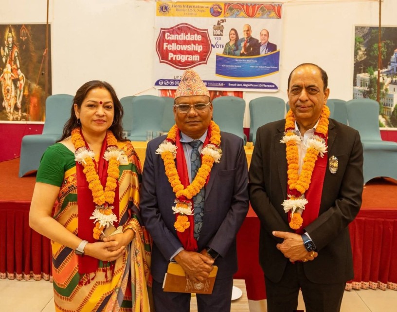 लायन्स इन्टरनेशनल डिष्ट्रिक्ट ३२५ ‘एस’ को गभर्नरमा रामबिहारी पाण्डे निर्वाचित
