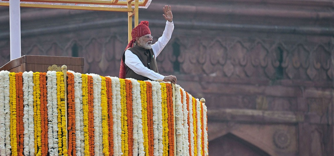 मोदीको ७५ मिनेटको भाषणमा ५२ पटक युवा, १११ पटक 'भारत' र ४० पटक 'मेरा प्यारा देशवासीहरू' उल्लेख