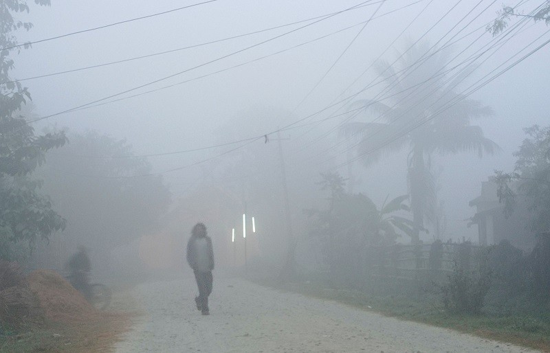 तराईका धेरैजसो ठाउँमा हुस्सु : काठमाण्डौमा बिहानको न्यूनतम तापक्रम २.९ डिग्री सेल्सियस