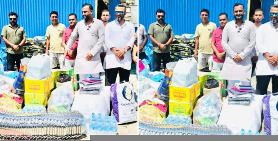 बाढीपीडितका लागि वीरगन्जबाट १५ लाखको राहत सामग्री रसुवा पठाइयो
