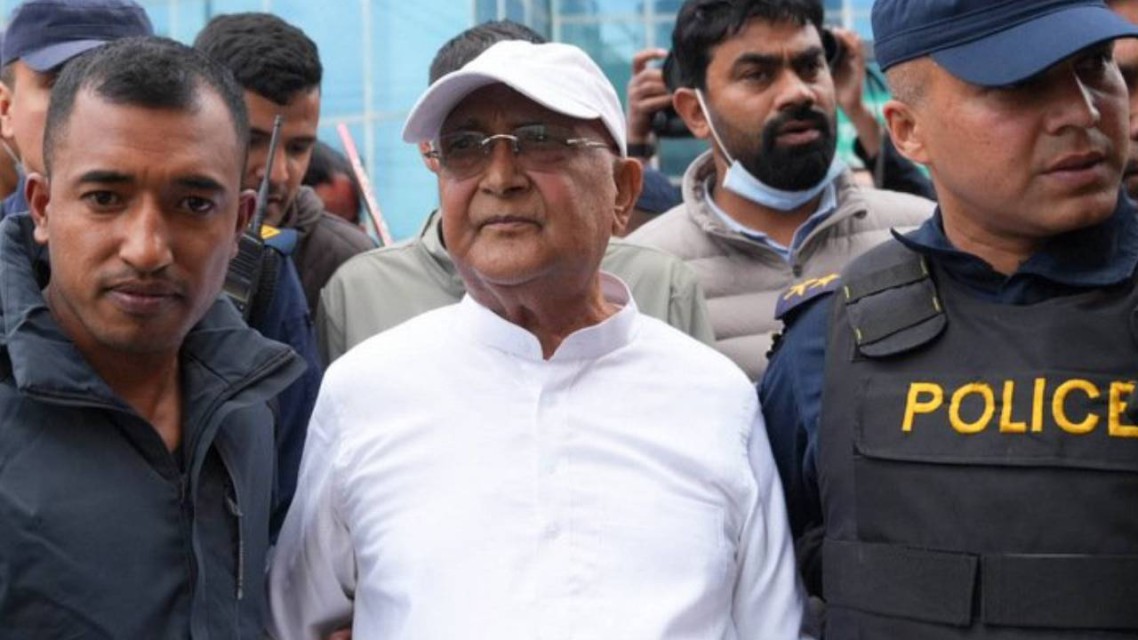 पूर्वप्रधानमन्त्री ओली त्रिवि अस्पतालमा भर्ना