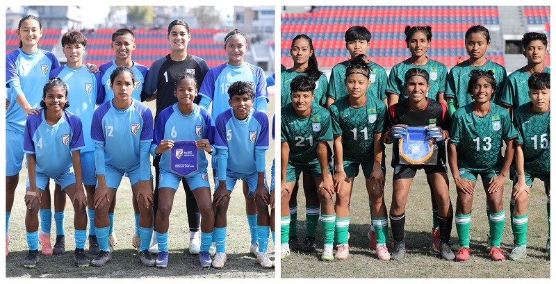 १९ वर्षमुनिको साफ महिला च्याम्पियनसिपको उपाधिका लागि आज भारत र बङ्गलादेश खेल्दै