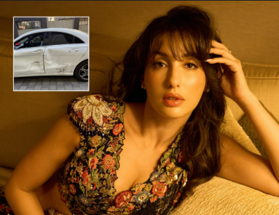 कार दुर्घटनामा परिन् नोरा फतेही, टाउकोमा चोट