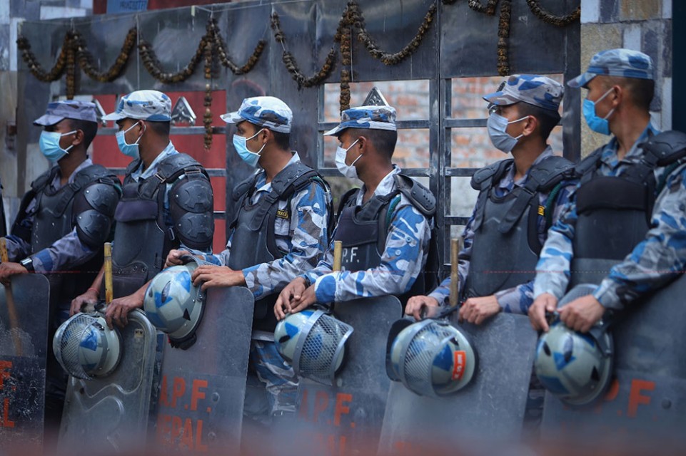 सशस्त्र प्रहरीका १६६ जना कारबाहीमा