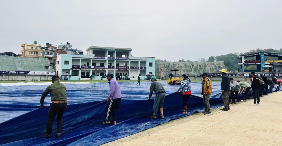 वर्षाका कारण खेल रद्द हुँदा नेपाल विश्वकपमा छनोट हुन असफल