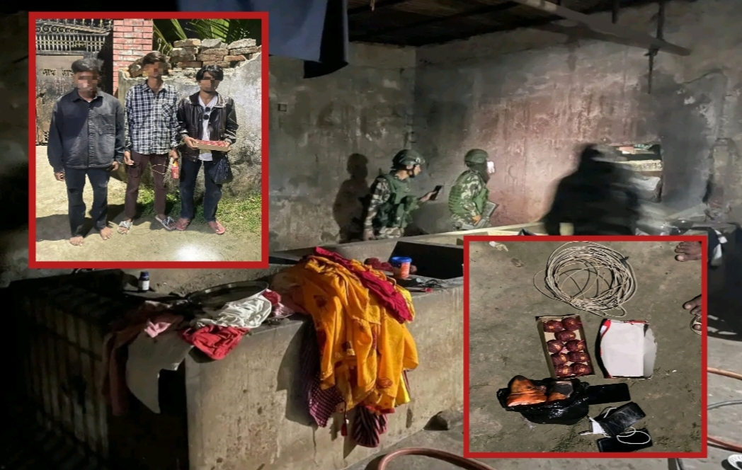 वीरगञ्जमा नेपाली सेनाको विशेष सर्च अभियान, द्वन्द फैलाउन खोज्ने ३ जना सुतली बमसहित पक्राउ
