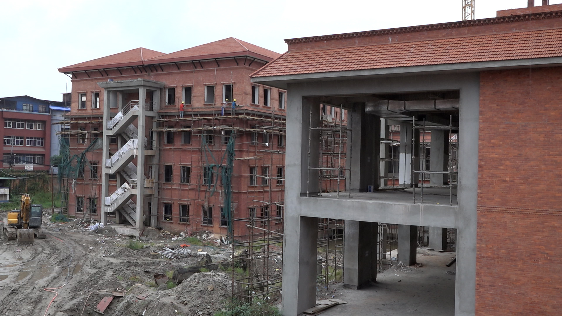 नयाँ संसद भवन निर्माण धमाधम, करिब ४ सय मजदुर २४ सै घण्टा सक्रिय