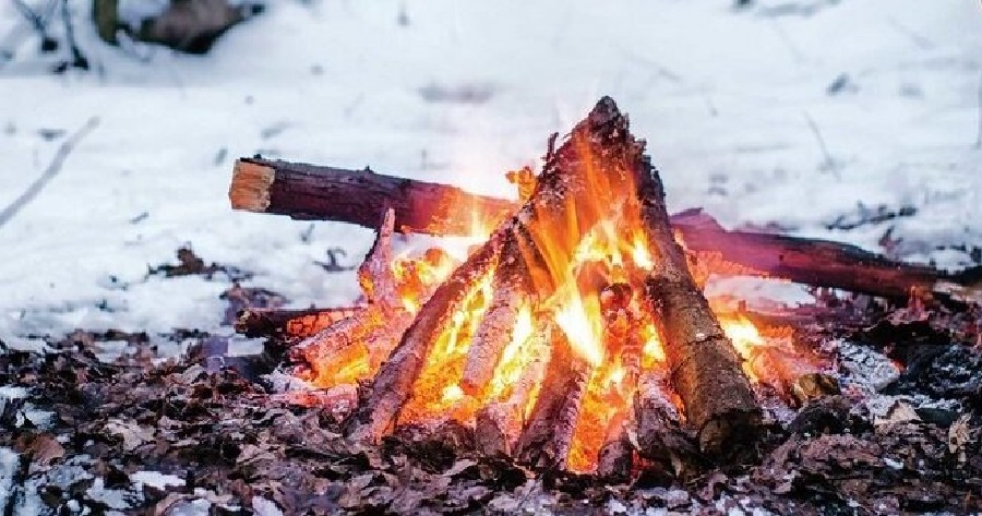 आगो ताप्ने क्रममा महिला जलेर घाइते