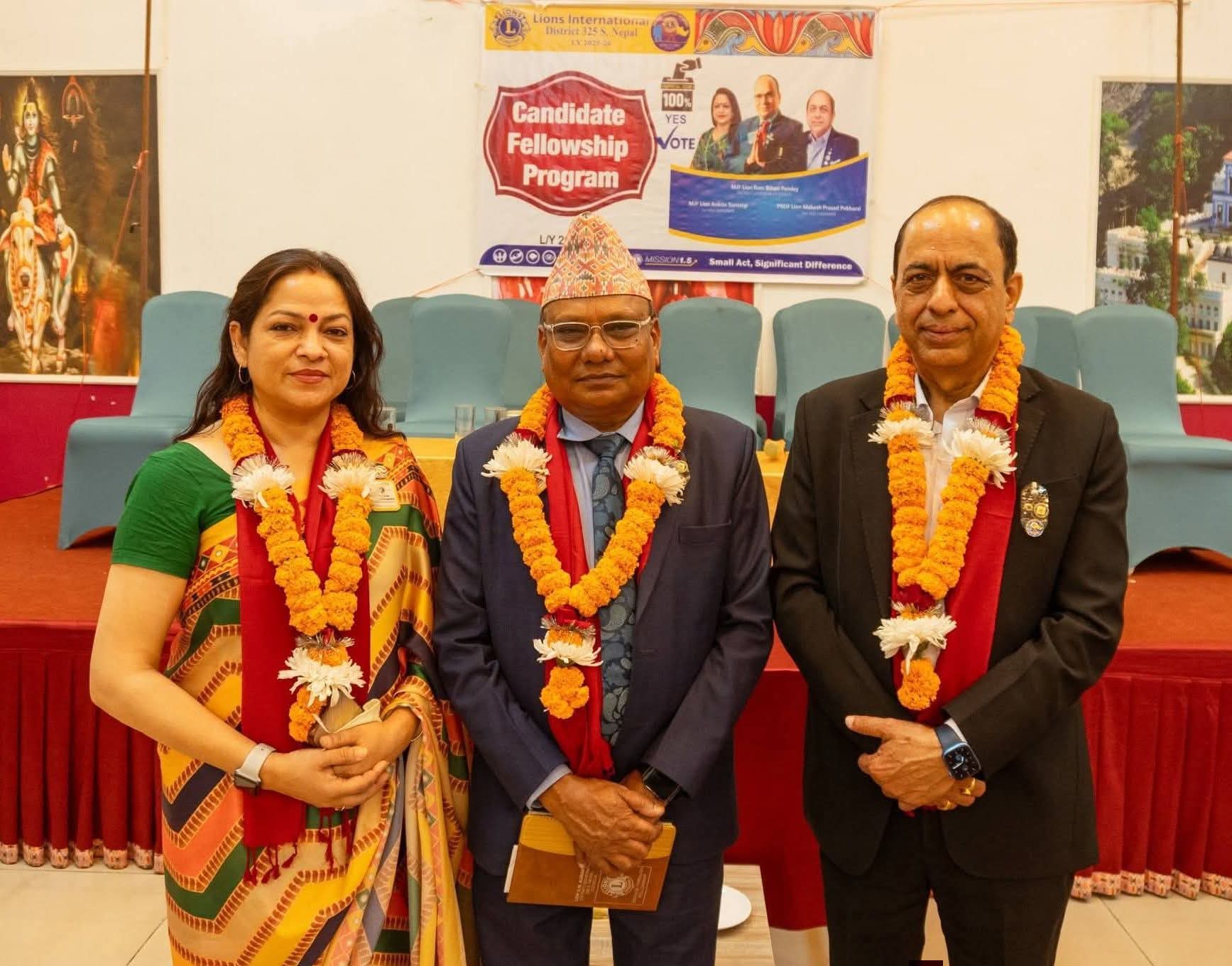 लायन्स इन्टरनेशनल डिष्ट्रिक्ट ३२५ ‘एस’ को गभर्नरमा रामबिहारी पाण्डे निर्वाचित