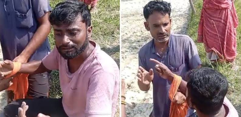 सडक खाली गराउने भन्दै वडाध्यक्षले स्थानीयलाई रुखमा बाँधे