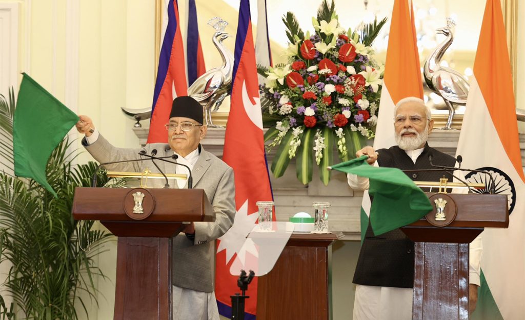 मोदीको सपथ ग्रहणमा भाग लिन प्रधानमन्त्री दाहाल आज भारत जाँदै