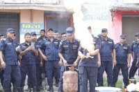 विपदजन्य आगलागी न्यूनीकरण सम्बन्धी अभ्यास सम्पन्न