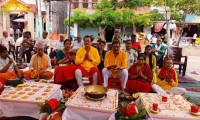 पानी नपरेपछि वीरगञ्जको गहवामाईमा पर्जन्य यज्ञ !