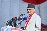 देशमा आतंक छ, शान्तिको पक्षमा उभिएकोमा सरकार रिसाएको छ : केपी ओली