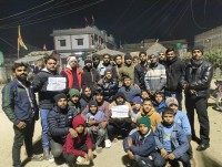 पिपरामा बङ्गलादेशमा हिन्दूमाथि दमनको विरोधमा प्रदर्शन