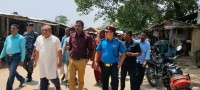 मधेश प्रदेशका गृहमन्त्री लेखीले गरे सिमावर्ती नाका भिस्वाको निरीक्षण