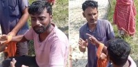 सडक खाली गराउने भन्दै वडाध्यक्षले स्थानीयलाई रुखमा बाँधे
