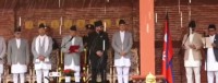 सुधन र महावीरले लिए शपथ