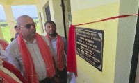 वीरगन्ज–२५ मा नवनिर्मित विद्यालय भवनको वडाध्यक्ष चतुर्वेदीले गरे उद्घाटन