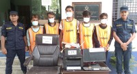 नगरपालिकाको कार्यालयमा चोरी गर्ने पाँच जना पक्राउ