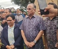 पेरिसडाँडा अवलोकनपछि प्रचण्डले भने– नयाँ र भव्य पार्टी कार्यालय बनाइने छ