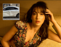 कार दुर्घटनामा परिन् नोरा फतेही, टाउकोमा चोट