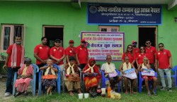 वीरगन्ज युवा समाजले वृद्धाश्रममा दर खुवाएर मनायो तीज