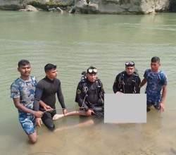 पौडी खेल्ने क्रममा बेपत्ता युवक शव फेला