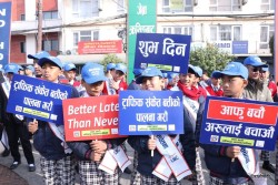 पर्सामा विश्व सडक सुरक्षा सप्ताहमा ट्राफिक सचेतना
