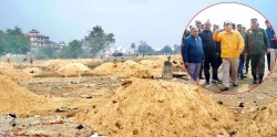 वीरगञ्जमा बीपी उद्यान निर्माण तीव्र, महानगर प्रमुखद्वारा स्थलगत निरीक्षण