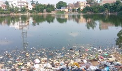 जनकपुरधामका ऐतिहासिक पोखरी प्रदूषणको चपेटामा