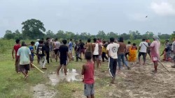 सुस्तामा भारतीय पक्षले बाँध भत्काउन थालेपछि विवाद