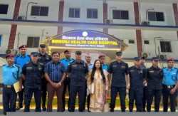 पर्साका प्रहरी र थुनुवालाई वीरगन्ज हेल्थ केयरमा निःशुल्क उपचार