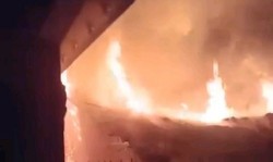 तिरहुतमा दियोबाट आगलागी : छ लाख बराबरको क्षति