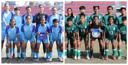 १९ वर्षमुनिको साफ महिला च्याम्पियनसिपको उपाधिका लागि आज भारत र बङ्गलादेश खेल्दै