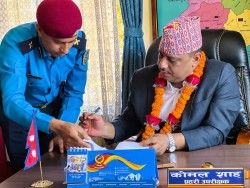 सुरक्षाको प्रत्याभूत गराउने प्रहरी उपरीक्षक शाहको प्रतिबद्धता