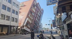 ताइवानमा शक्तिशाली भूक्पबाट धेरै क्षति ।
