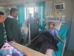 श्रीमान्‌द्वारा क्रूर आक्रमणमा परेकी महिलाको उपचार खर्च सांसद कानुले बेहोर्ने