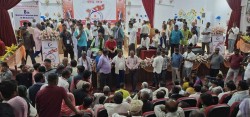 एमाले धनुषा अधिवेशनमा झडप हुँदा ५ जना घाइते