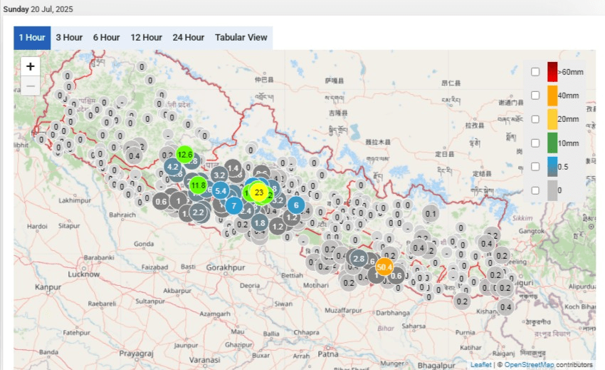 धनुषामा बाढीको जोखिम, सतर्कता अपनाउन आग्रह