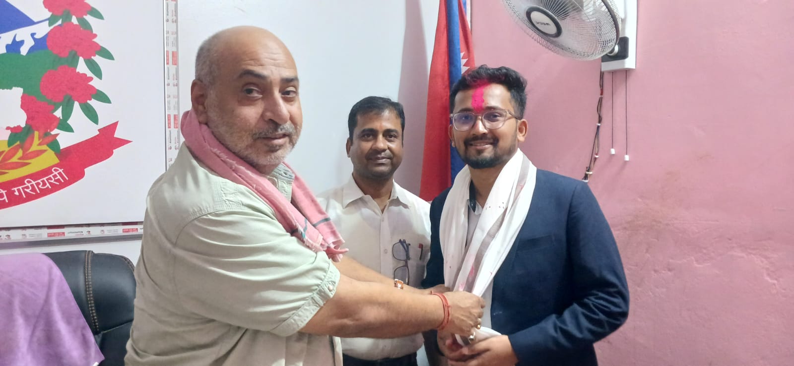 बिन्दबासिनी गाउँपालिकामा प्रमुख प्रशासकीय अधिकृत आलमको औपचारिक स्वागत
