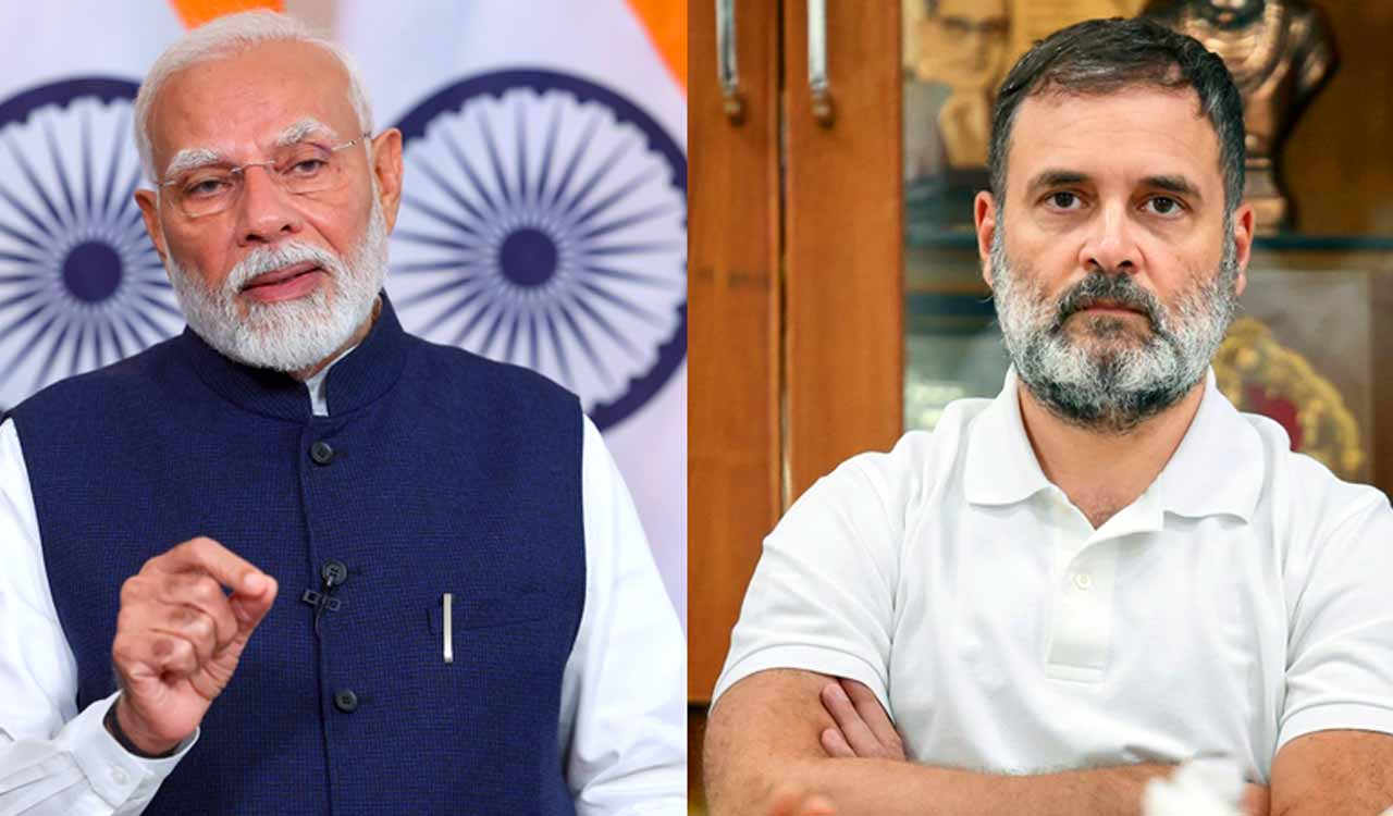 ७५औं जन्मदिन मनाउँदै मोदी, हाइड्रोजन बम पड्काउँदै राहुल