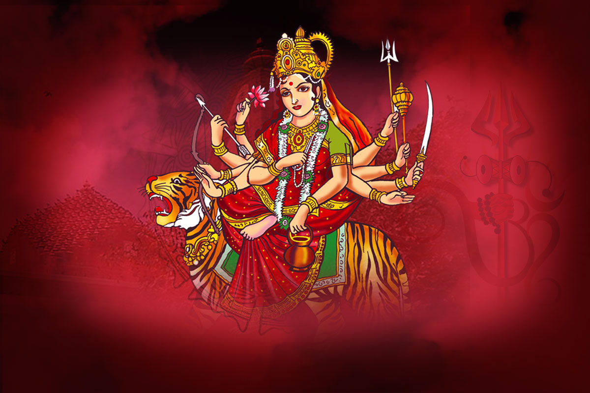 नवरात्रको तेस्रो दिन : चन्द्रघण्टा देवीको पूजा आराधना गरिँदै