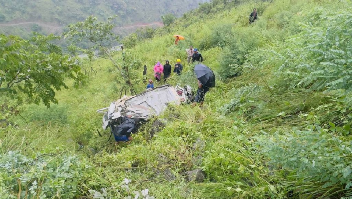 पाँचथरमा बोलेरो दुर्घटना : मृतकको सङ्ख्या ६ पुग्यो